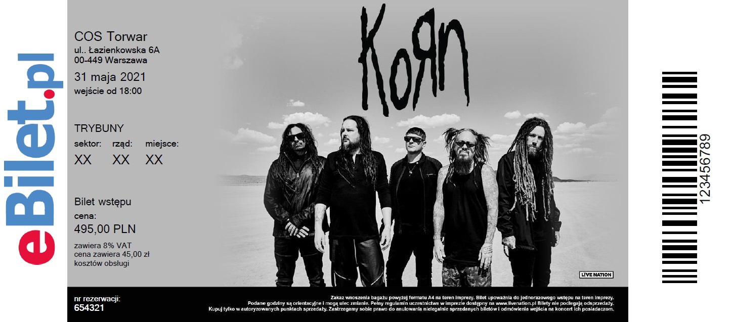 Korn Metal bilety na eBilet.pl