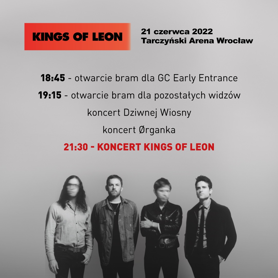 Kings of Leon Rock bilety na eBilet.pl